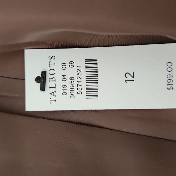 Talbots Ripen Check Shetland Blazer Jacket NWT Size 12 β€οΈ - Picture 8 of 11